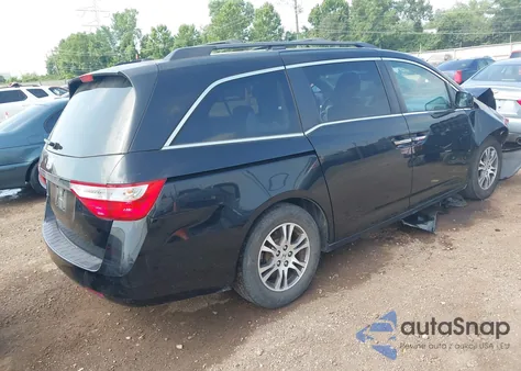 2011 Honda Odyssey Ex-L from USA, damaged, VIN 5FNRL5H65BB093624